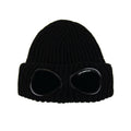 Cp Company Undersixteen Kids Merino Wool Goggle Beanie Black 999