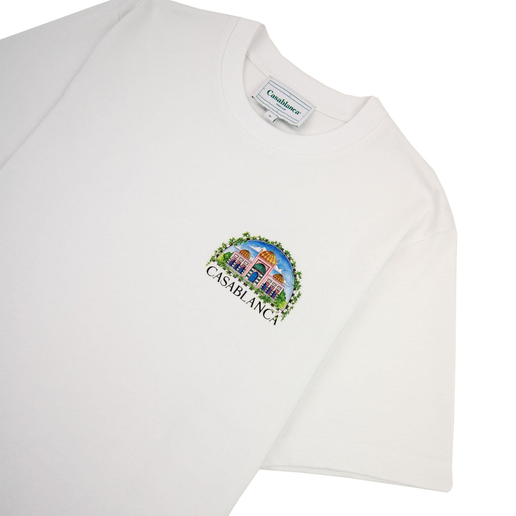 Casablanca Vue De Damas Printed T-shirt White