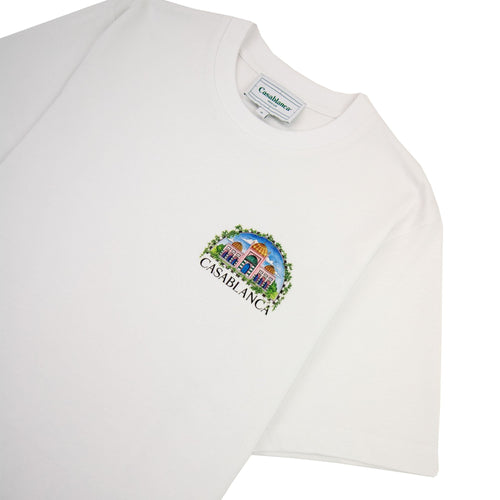Casablanca Vue De Damas Printed T-shirt White