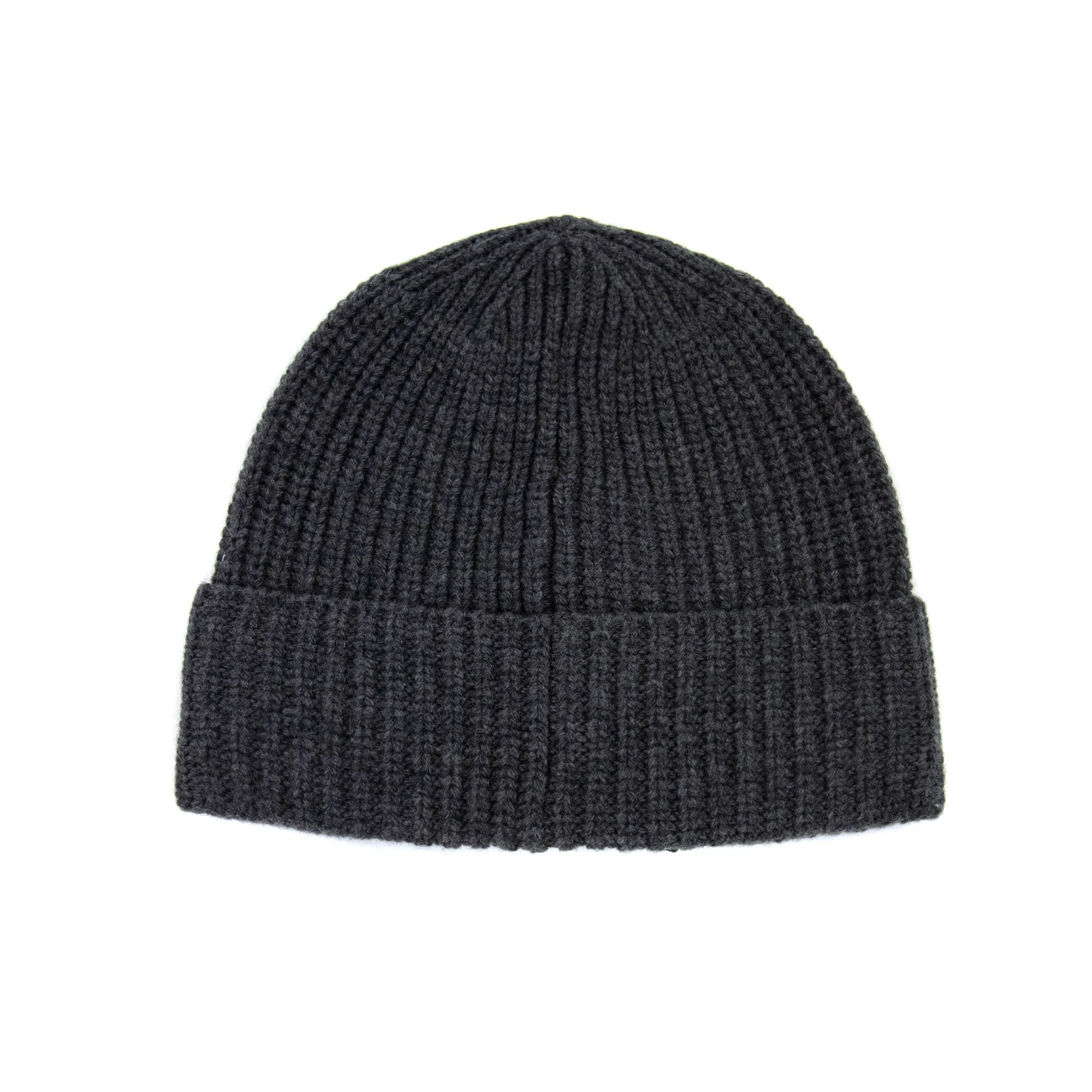 Stone Island Logo Wool Knit Beanie Grey V0m67