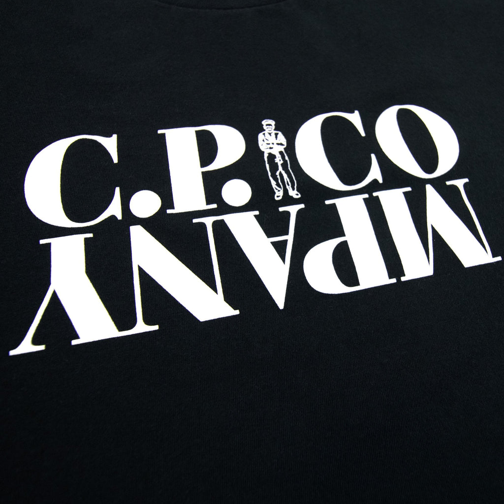 Cp Company Undersixteen U16 30/1 Graphic Logo T Shirt Black 999