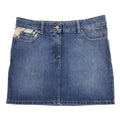 Burberry Woman Check Pocket Denim 190skirt Denim