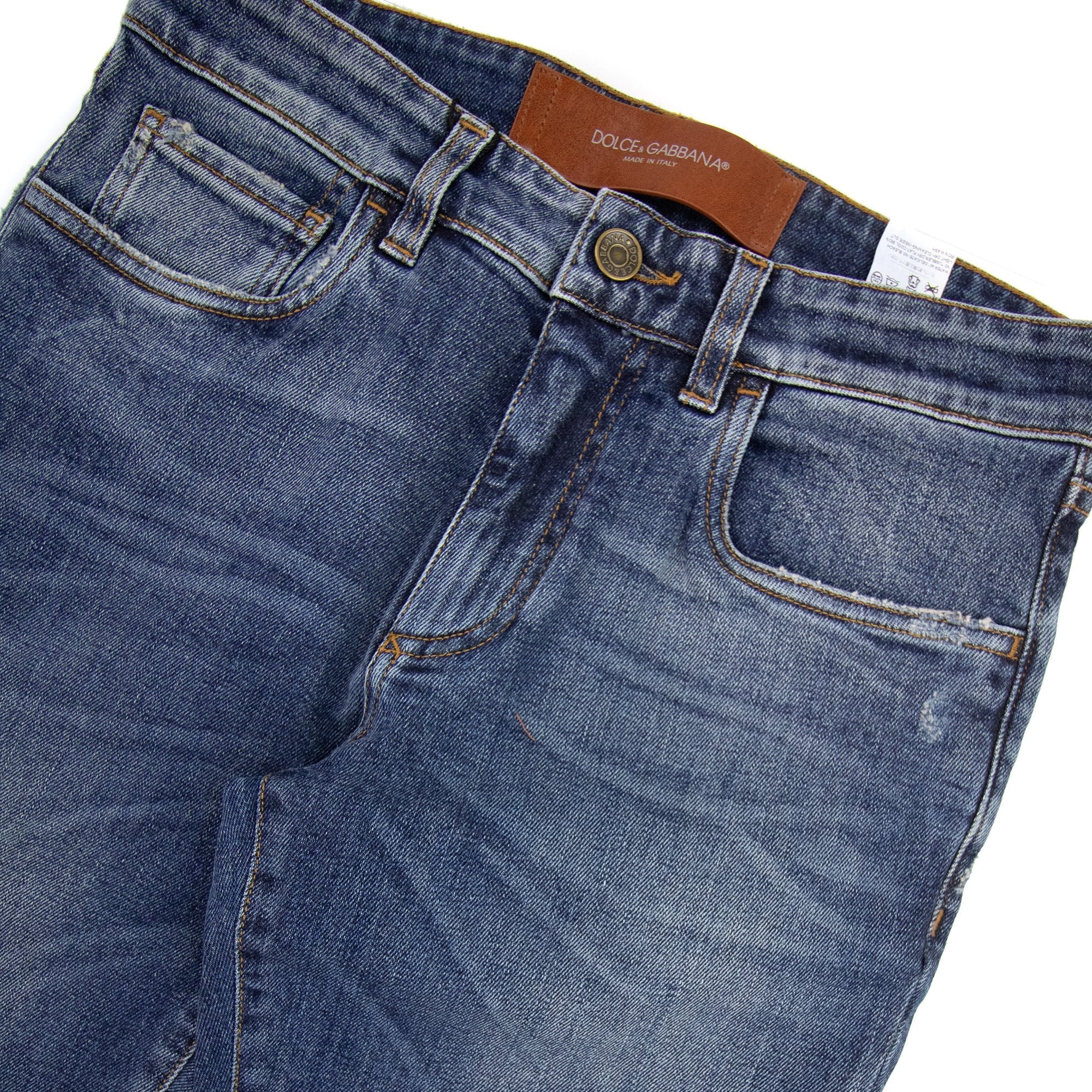 Dolce & Gabbana 16 Stretch Denim Jeans Dark Denim