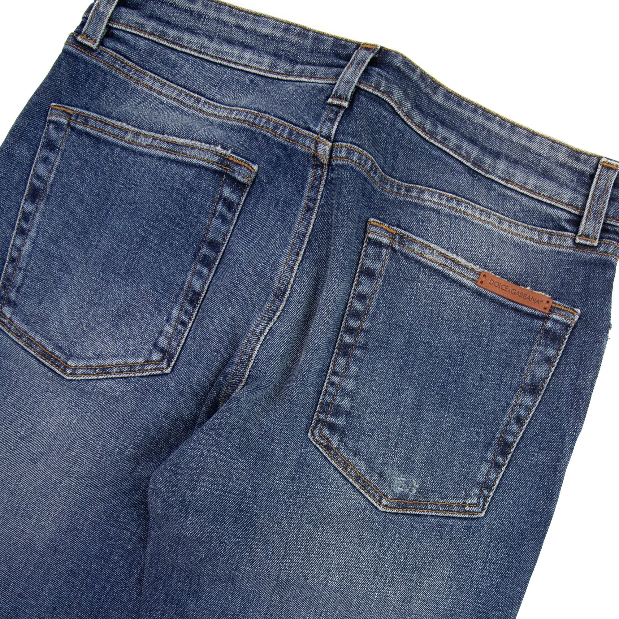 Dolce & Gabbana 16 Stretch Denim Jeans Dark Denim