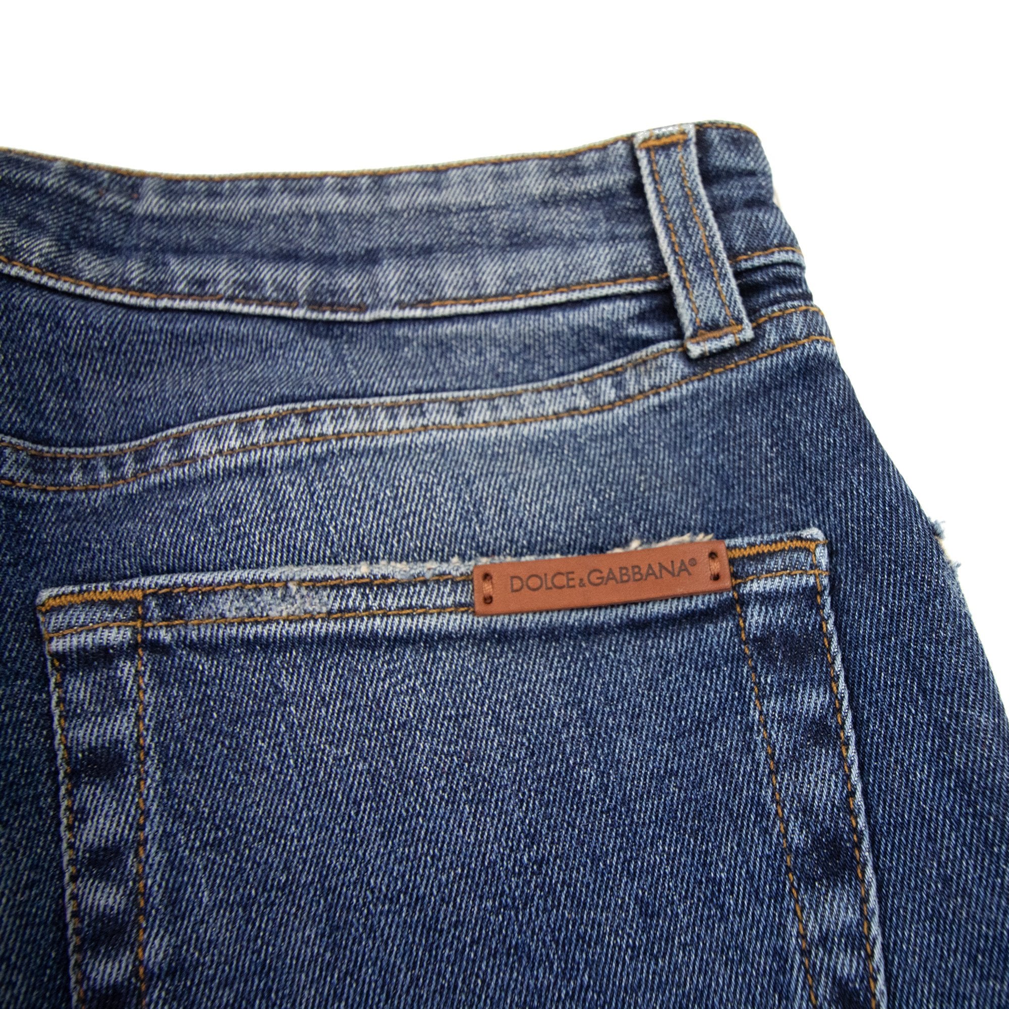 Dolce & Gabbana 16 Stretch Denim Jeans Dark Denim
