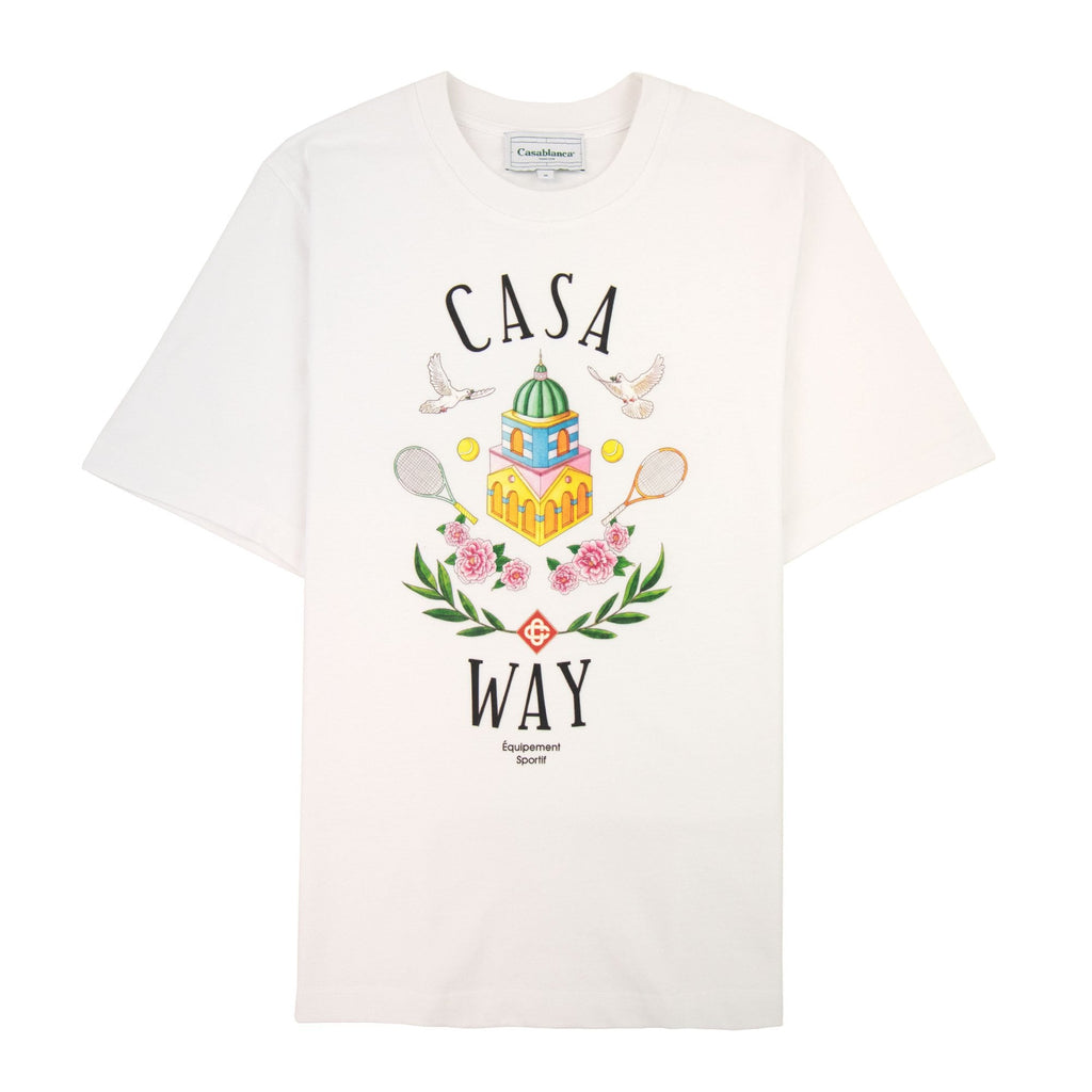 Casablanca Casa Way Printed T Shirt White