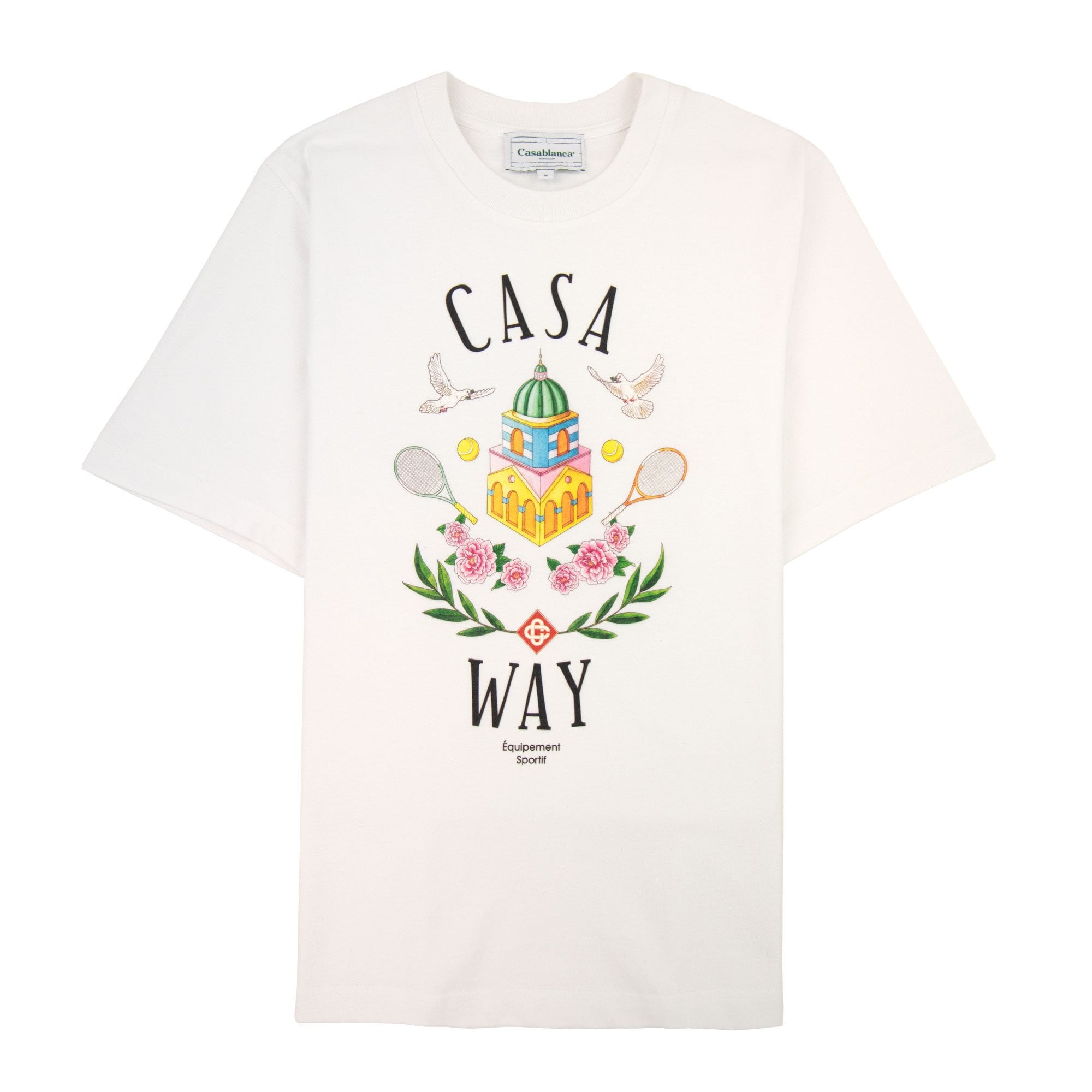 Casablanca Casa Way Printed T Shirt White
