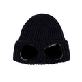 Cp Company Undersixteen Kids Merino Wool Goggle Beanie Navy 888