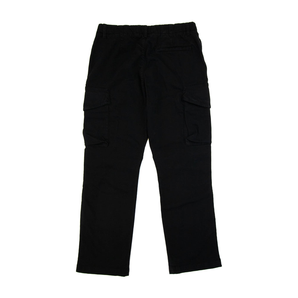 Cp Company Undersixteen U16 Stretch Sateen Peach Pocket Pants Black 999