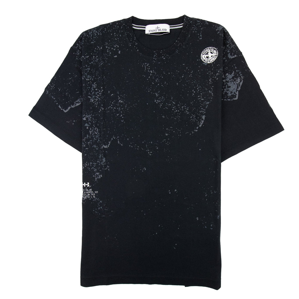 Stone Island 2rc85 ‘drops Two’ Print T Shirt Black V0029