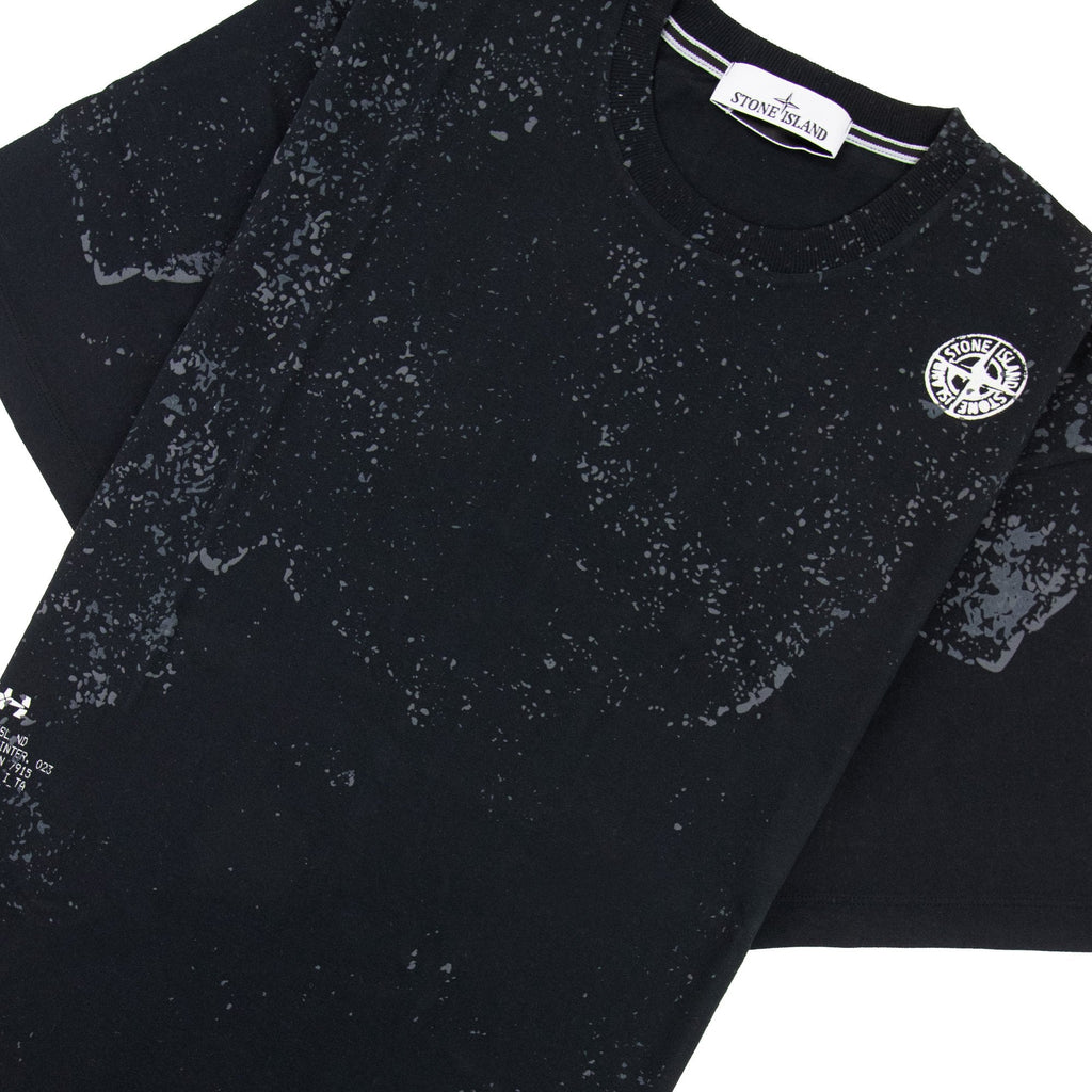 Stone Island 2rc85 ‘drops Two’ Print T Shirt Black V0029