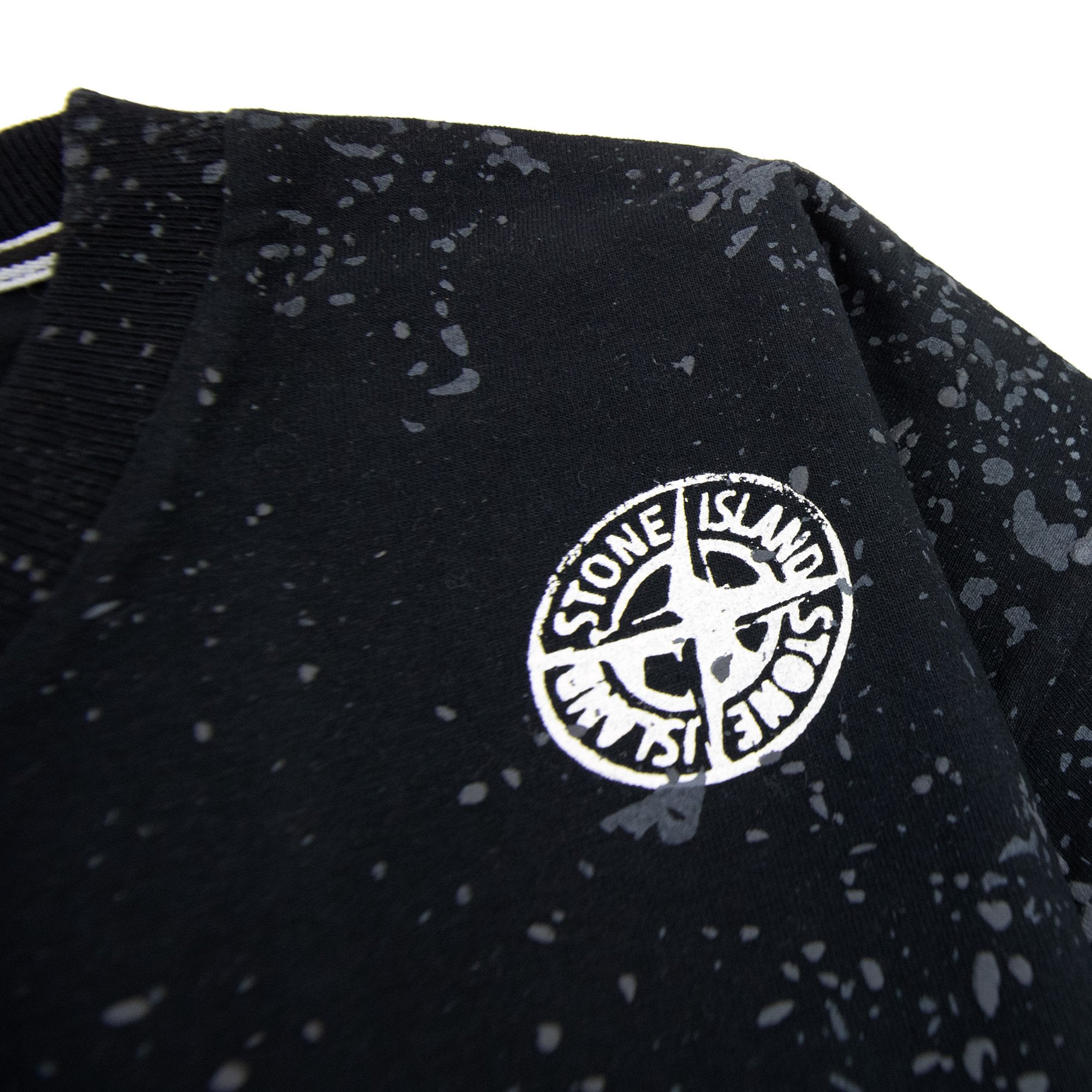 Stone Island 2rc85 ‘drops Two’ Print T Shirt Black V0029