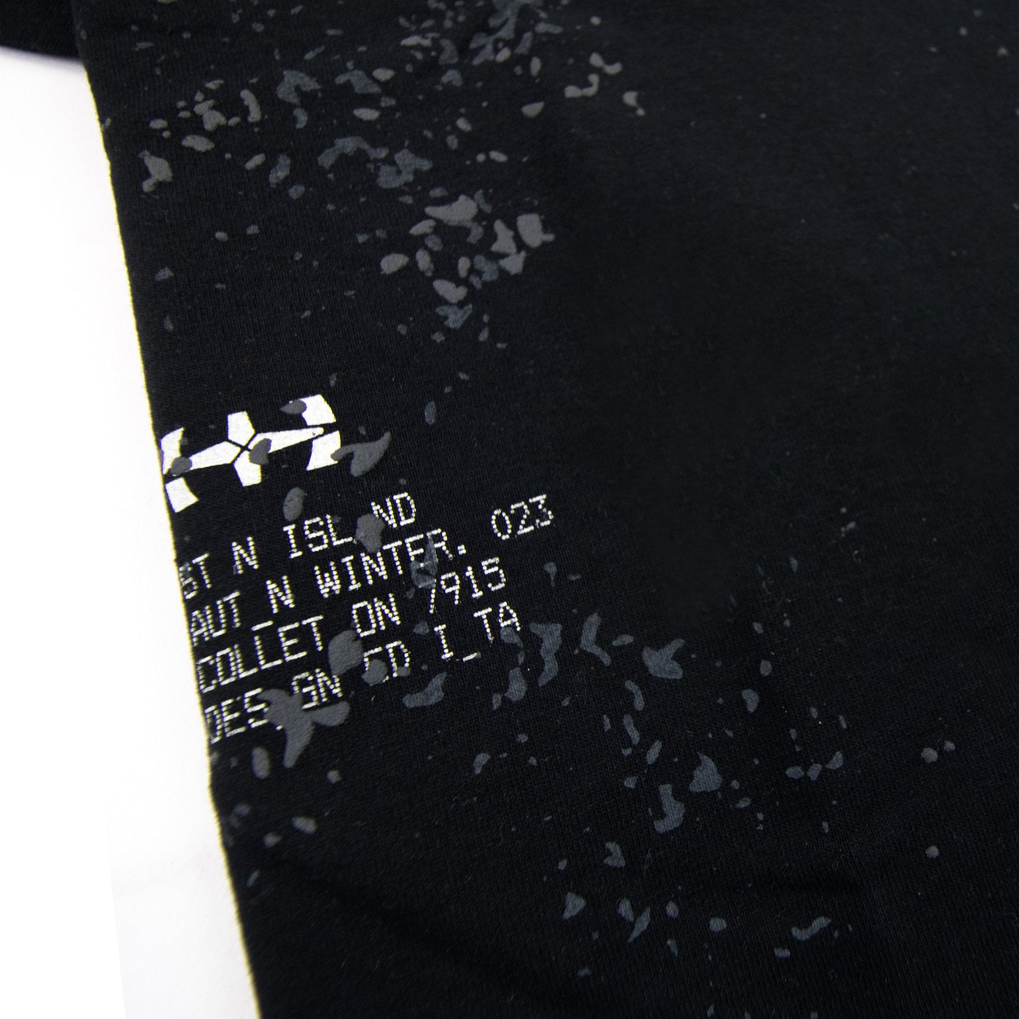 Stone Island 2rc85 ‘drops Two’ Print T Shirt Black V0029