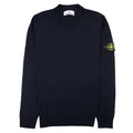 Stone Island 510c4 Pure Light Wool Crewneck Navy Blue V0020