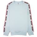 Moschino Underwear Tape Logo Crew Neck Sweatshirt Sky Blue 0332
