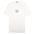 Cp Company Metropolis Series Mercerized Jersey Reverse Logo Print T Shirt White 101
