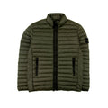 Stone Island 42324 Loom Woven Chambers R Nylon Down Jacket Khaki V0058