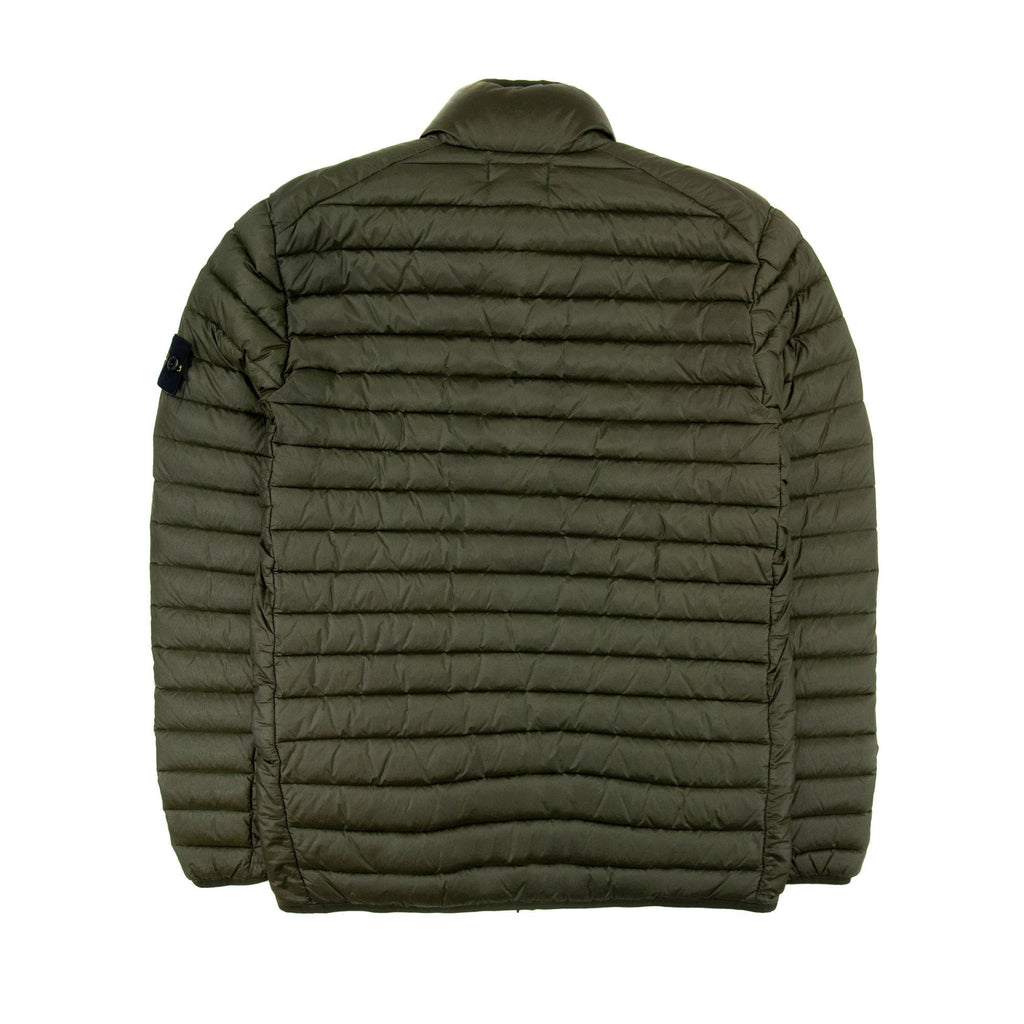 Stone Island 42324 Loom Woven Chambers R Nylon Down Jacket Khaki V0058