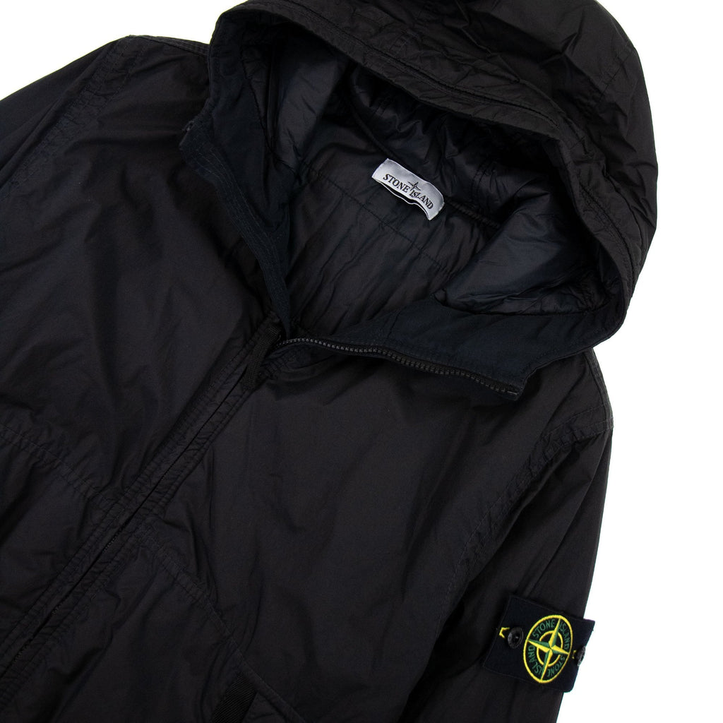 Stone Island 40823 Garment Dyed Crinkle Reps Recycled Nylon With Primaloft®-tc Black V0029