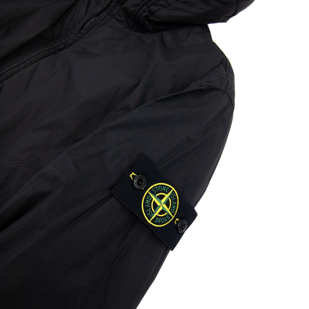 Stone Island 40823 Garment Dyed Crinkle Reps Recycled Nylon With Primaloft®-tc Black V0029