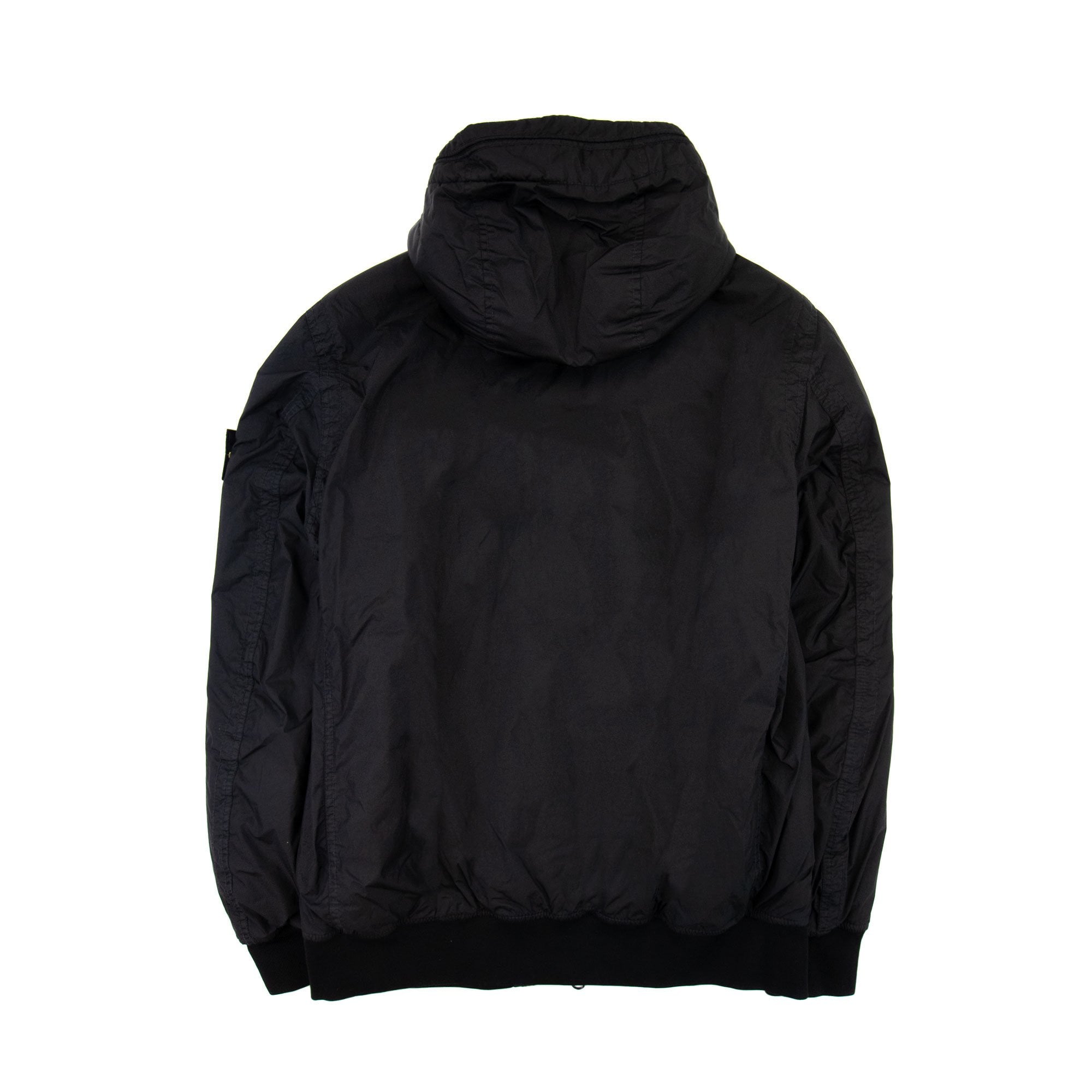 Stone Island 40823 Garment Dyed Crinkle Reps Recycled Nylon With Primaloft®-tc Black V0029