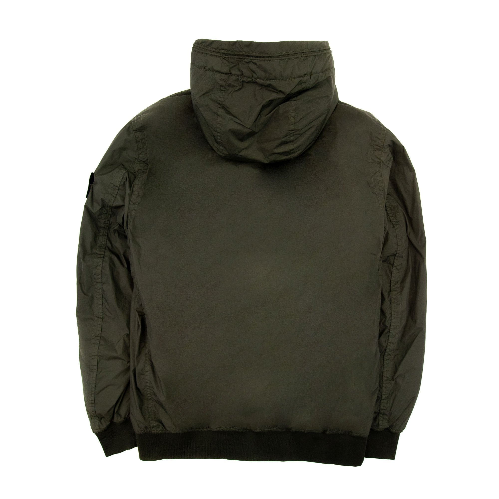 Stone Island 40823 Garment Dyed Crinkle Reps Recycled Nylon With Primaloft®-tc Khaki V0058