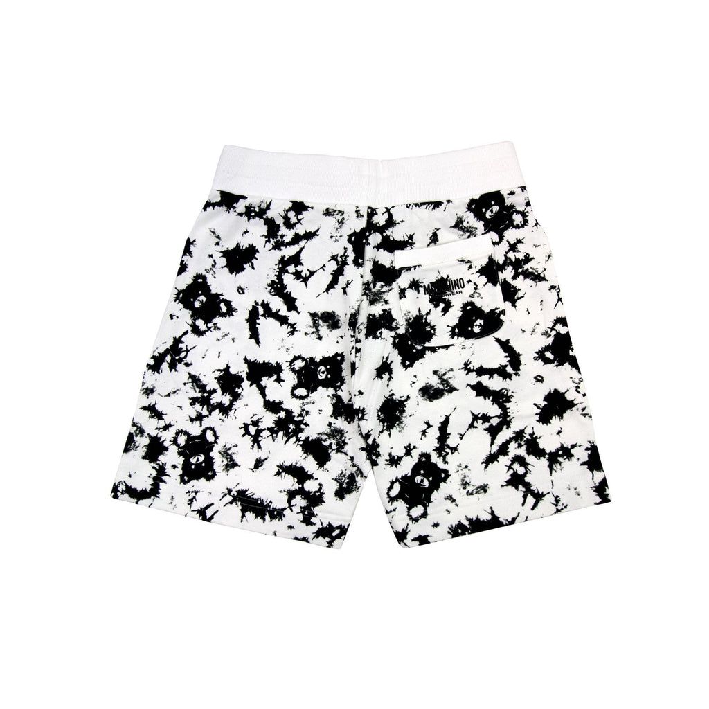 Moschino Underwear Paint Bear Tape Shorts White/black 1555