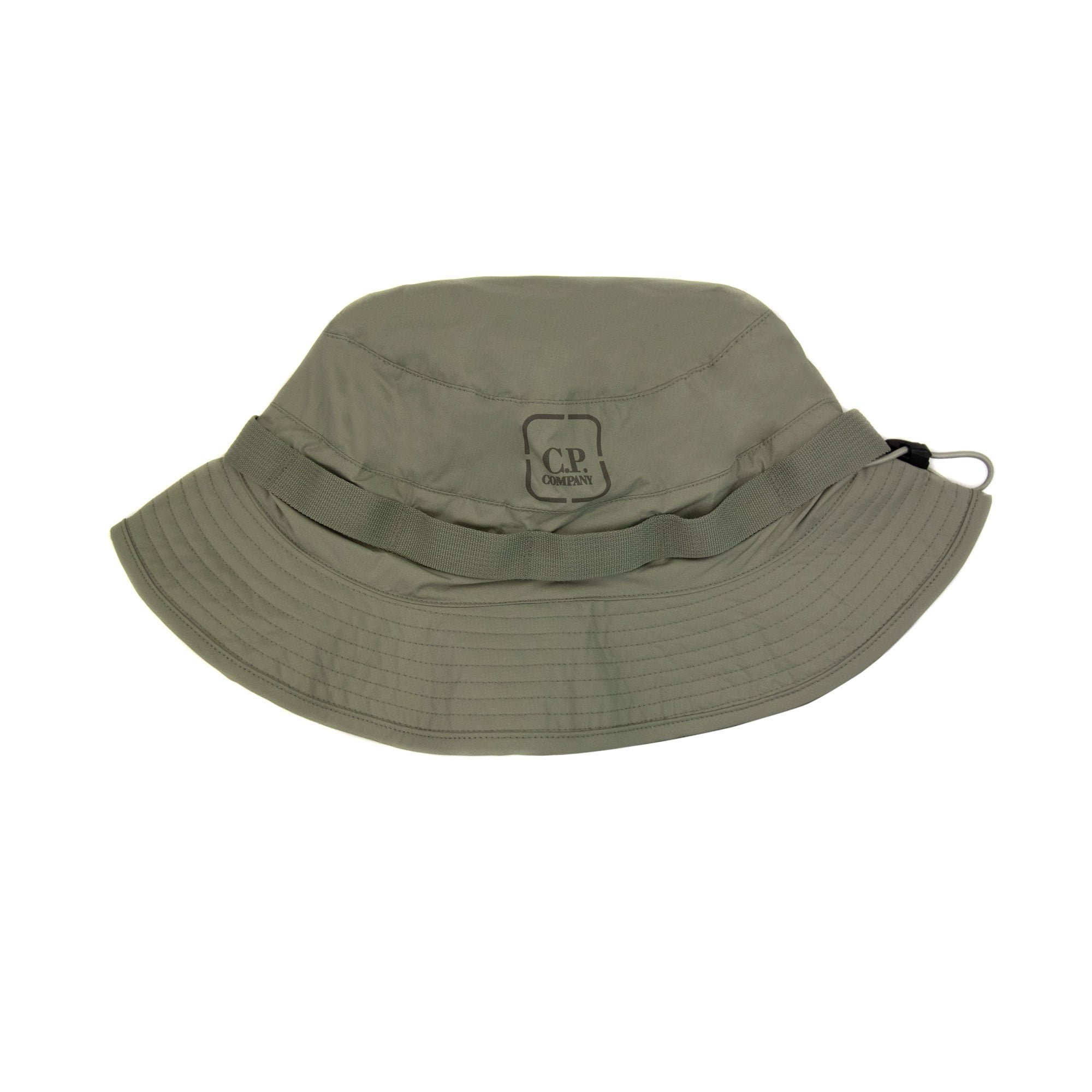 Cp Company Metropolis Series Baffled Bucket Hat Silver Sage 335