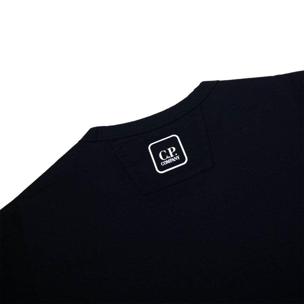 Cp Company Metropolis Series Mercerized Jersey Logo Print T Shirt Navy 888