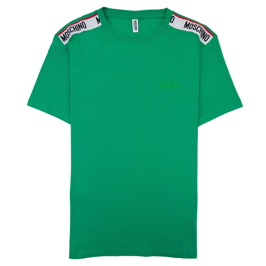 Moschino Underwear Tape Logo T-shirt Green