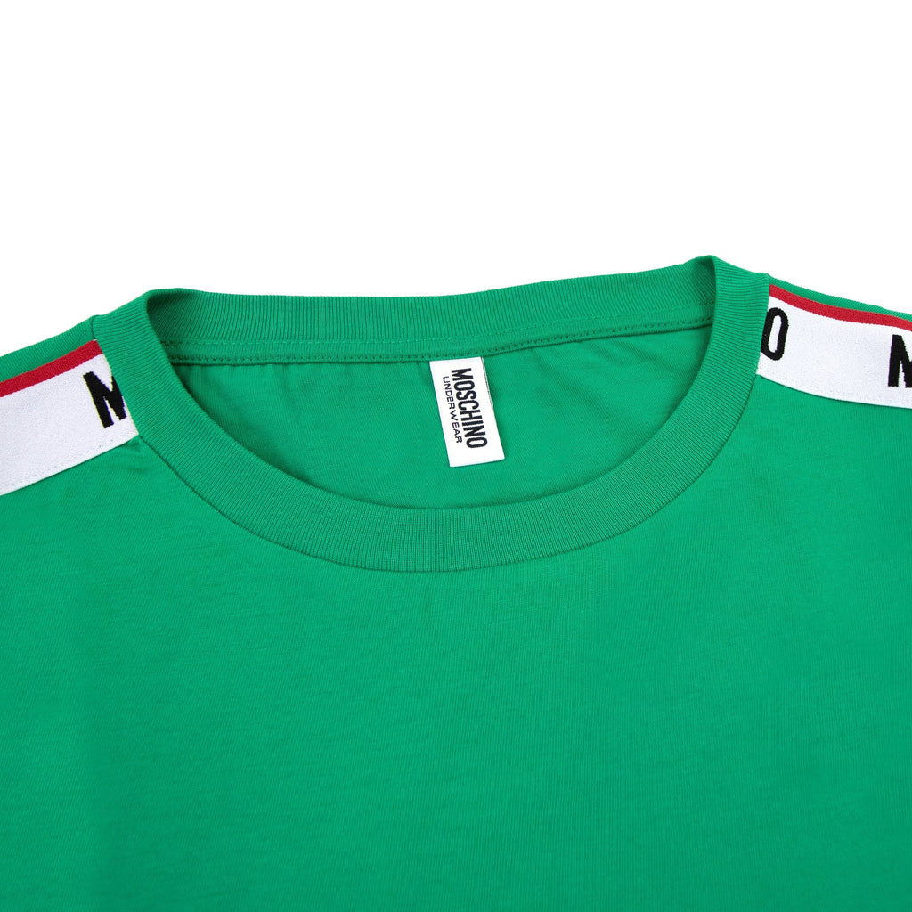 Moschino Underwear Tape Logo T-shirt Green