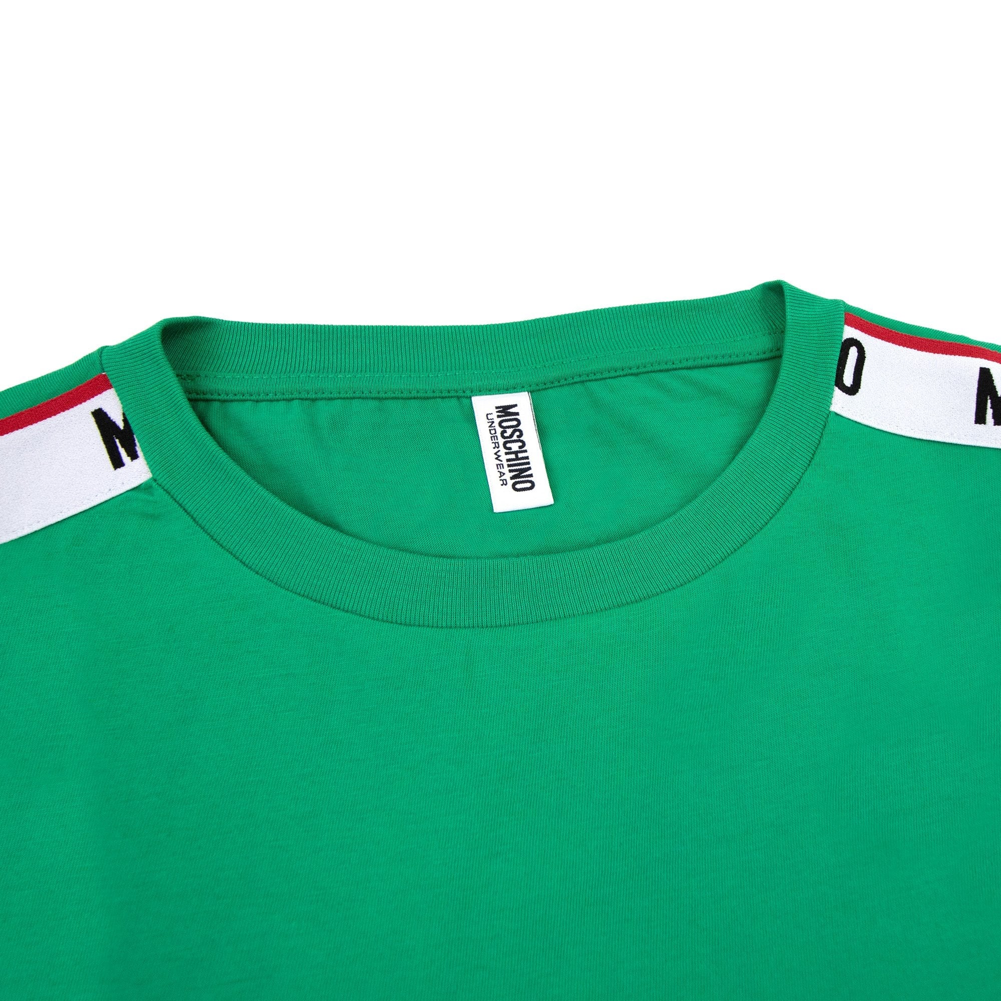 Moschino Underwear Tape Logo T-shirt Green