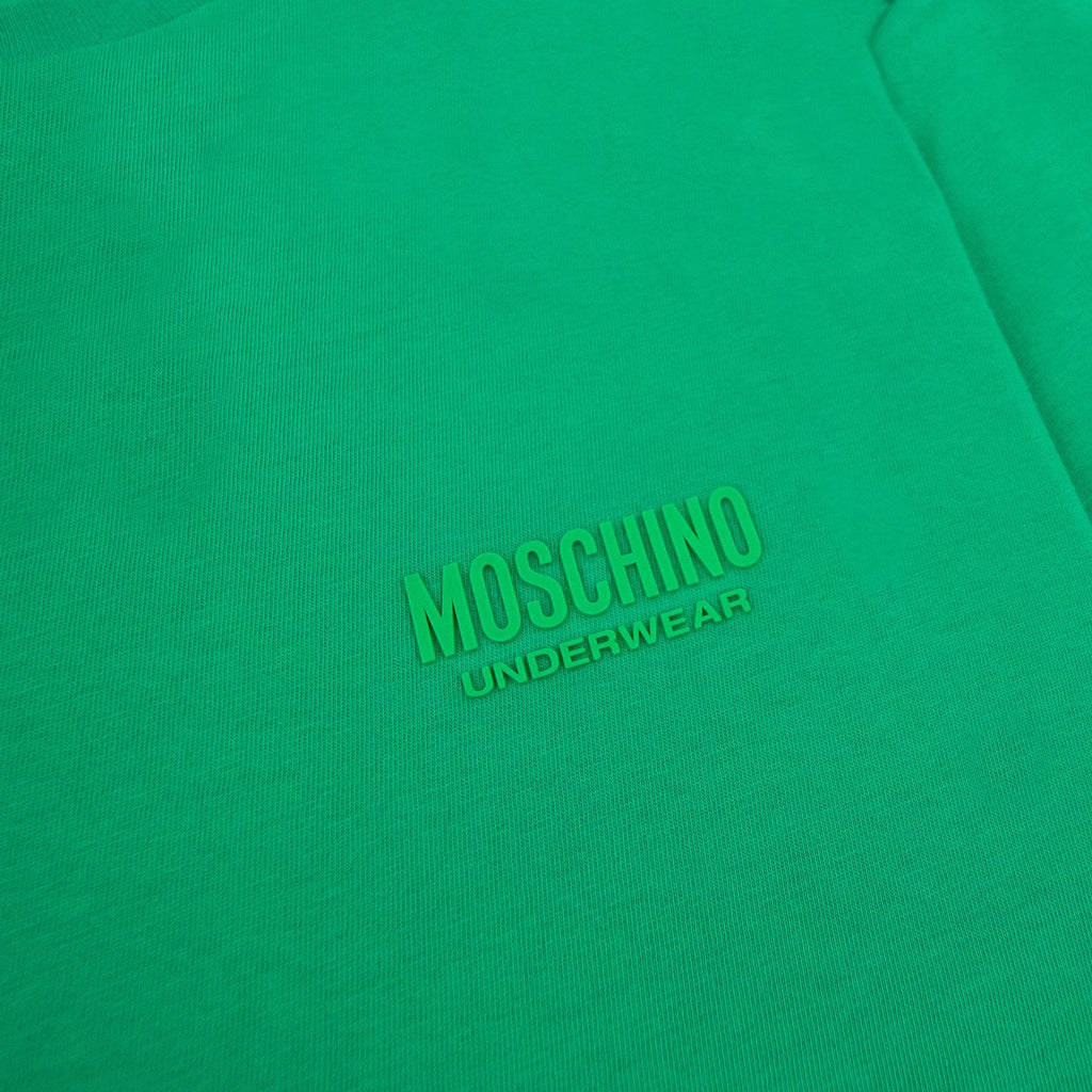 Moschino Underwear Tape Logo T-shirt Green