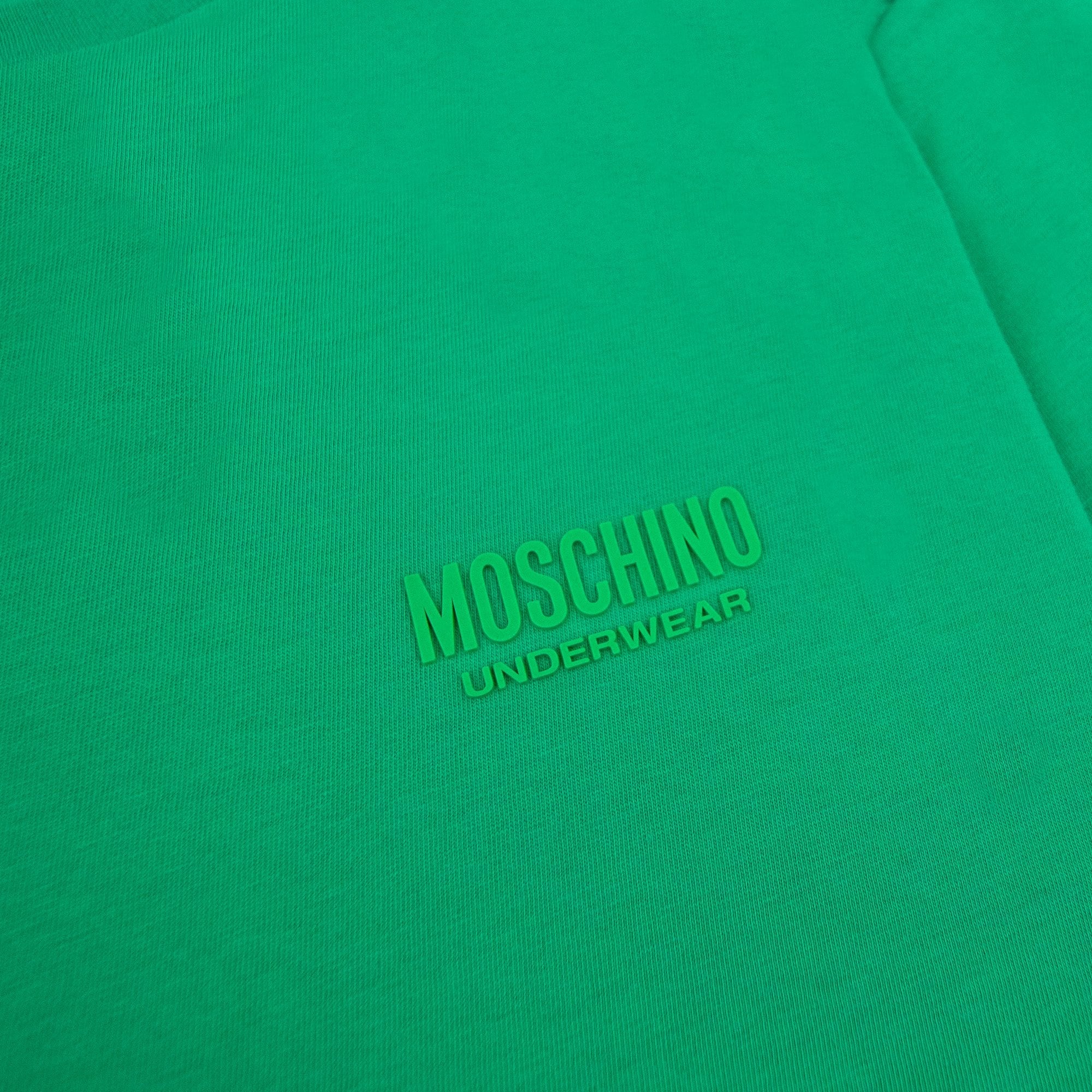 Moschino Underwear Tape Logo T-shirt Green