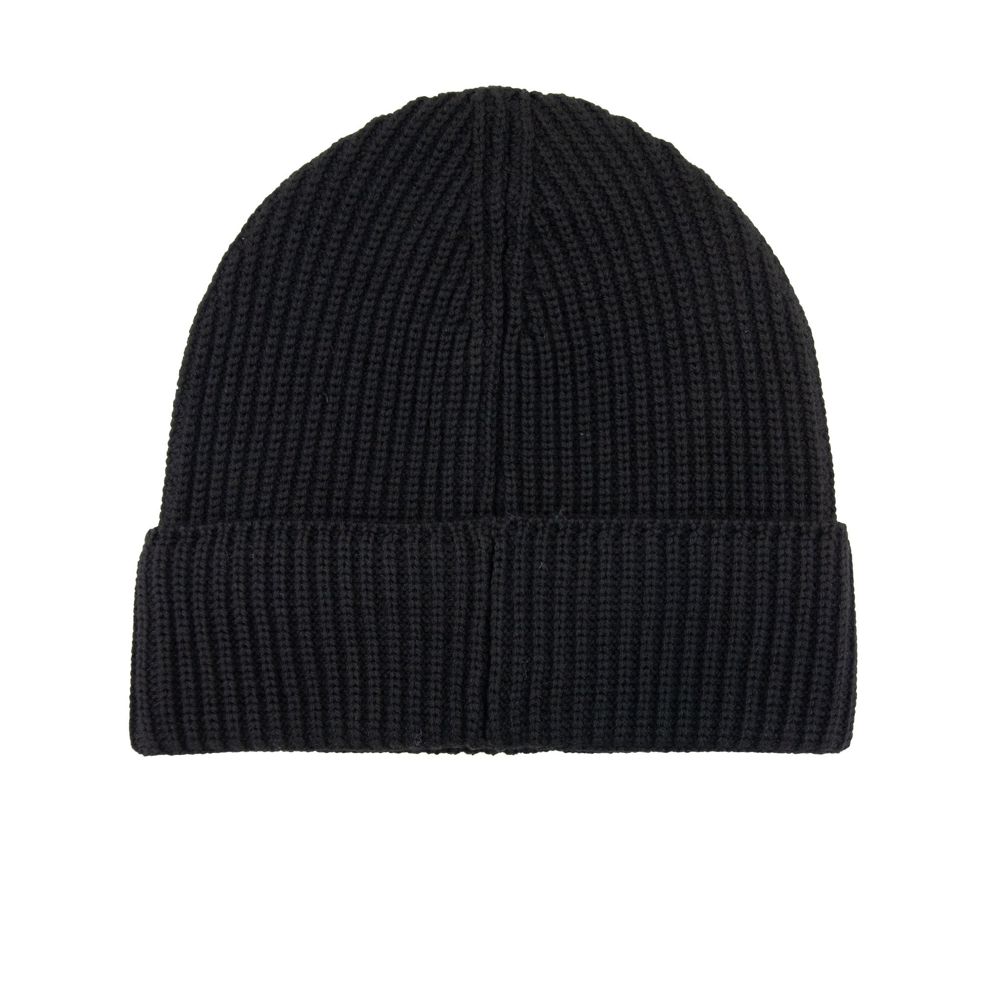 Cp Company Metropolis Series Extrafine Merino Wool Logo Beanie Black 999