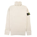 Stone Island 552c2 Turtleneck Knit In Full Rib Wool Stucco V0097