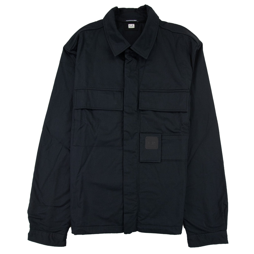 Cp Company Metropolis Series Gabardine Pocket Shirt Black 999