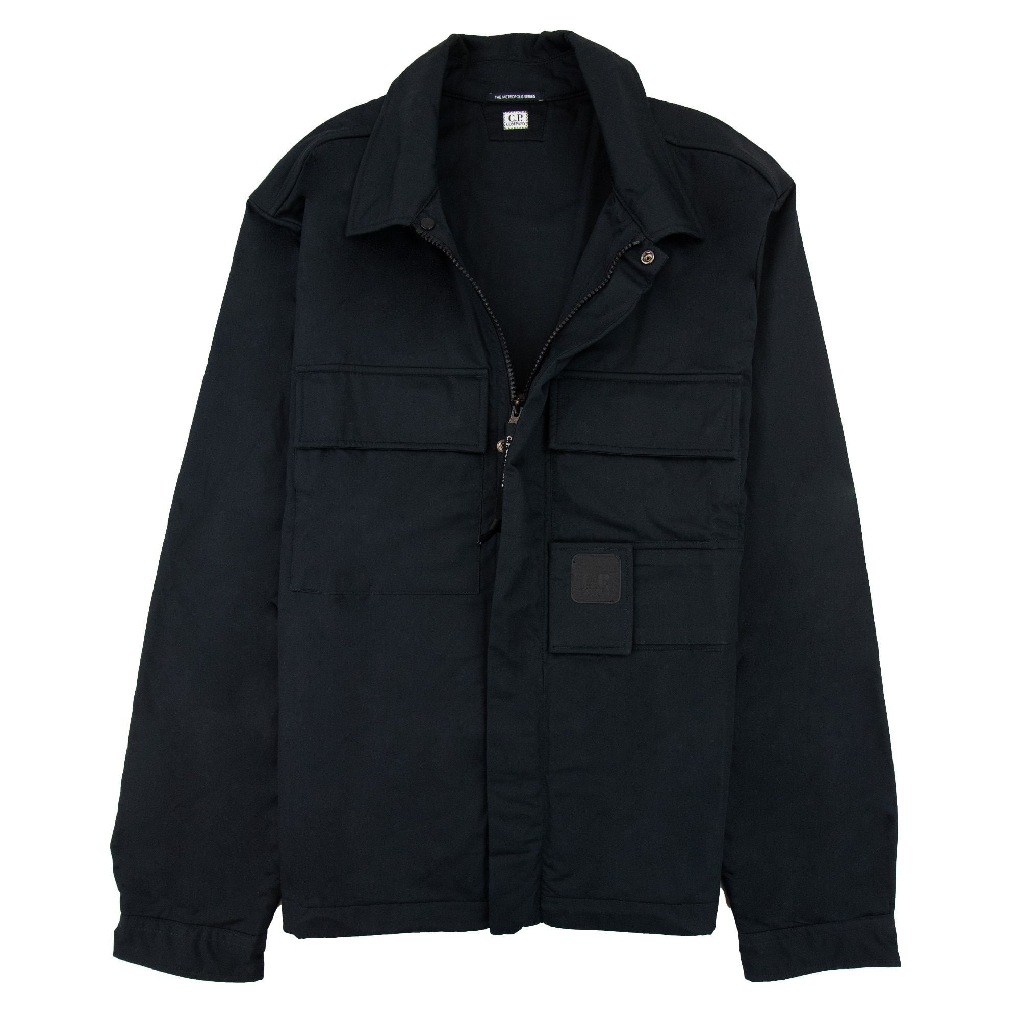 Cp Company Metropolis Series Gabardine Pocket Shirt Black 999