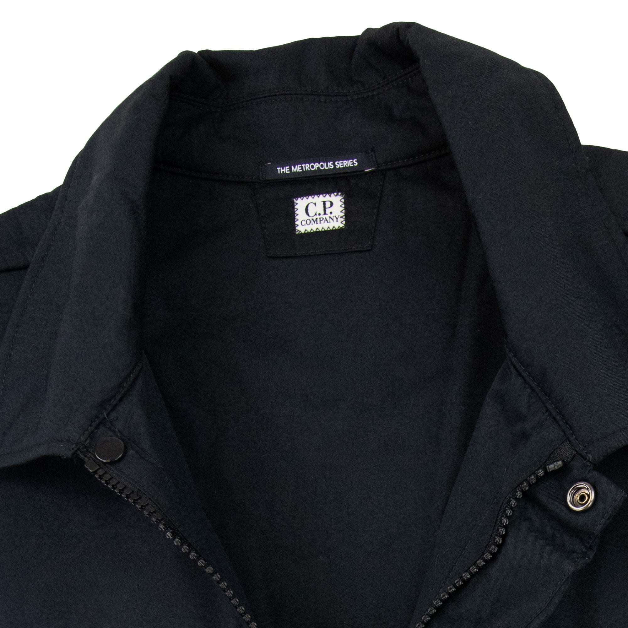 Cp Company Metropolis Series Gabardine Pocket Shirt Black 999