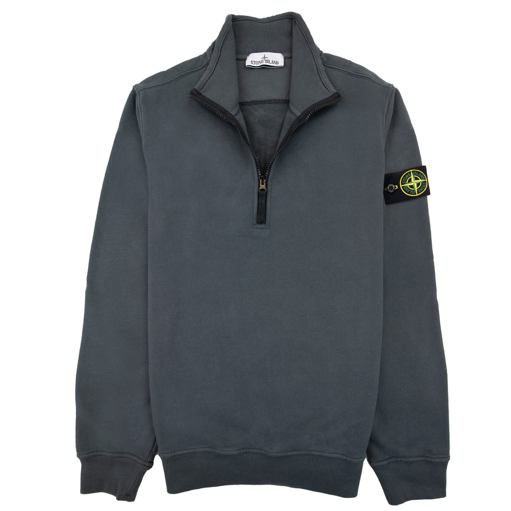 Stone Island 62720 1/4 Zip Sweatshirt Grey V0062