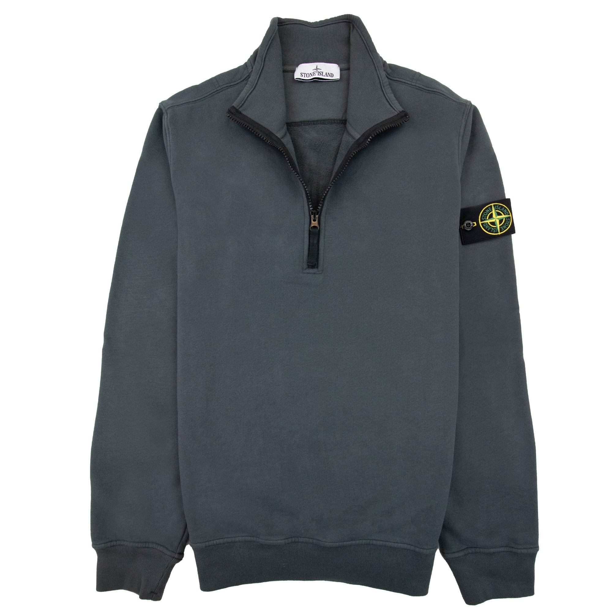 Stone Island 62720 1/4 Zip Sweatshirt Grey V0062