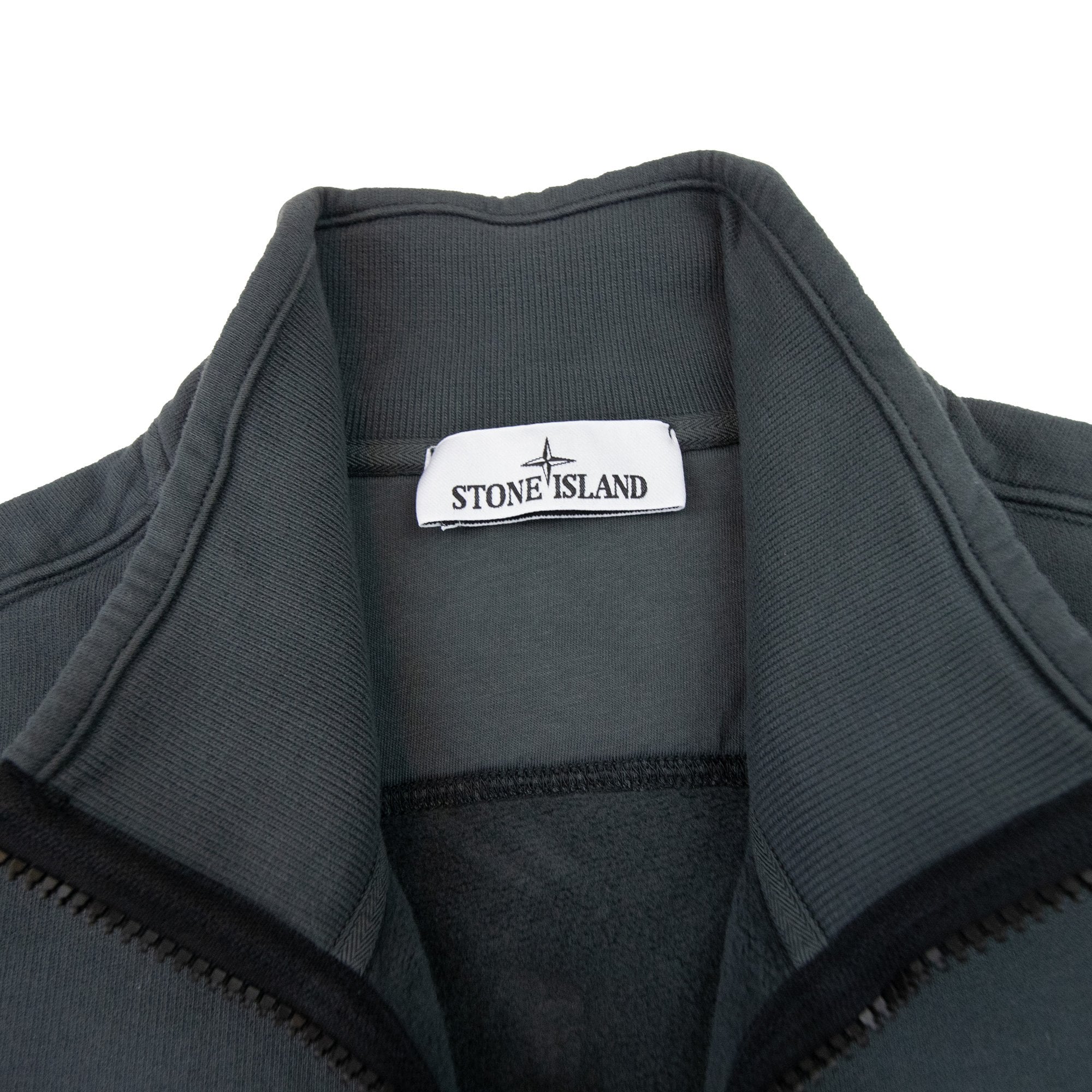 Stone Island 62720 1/4 Zip Sweatshirt Grey V0062