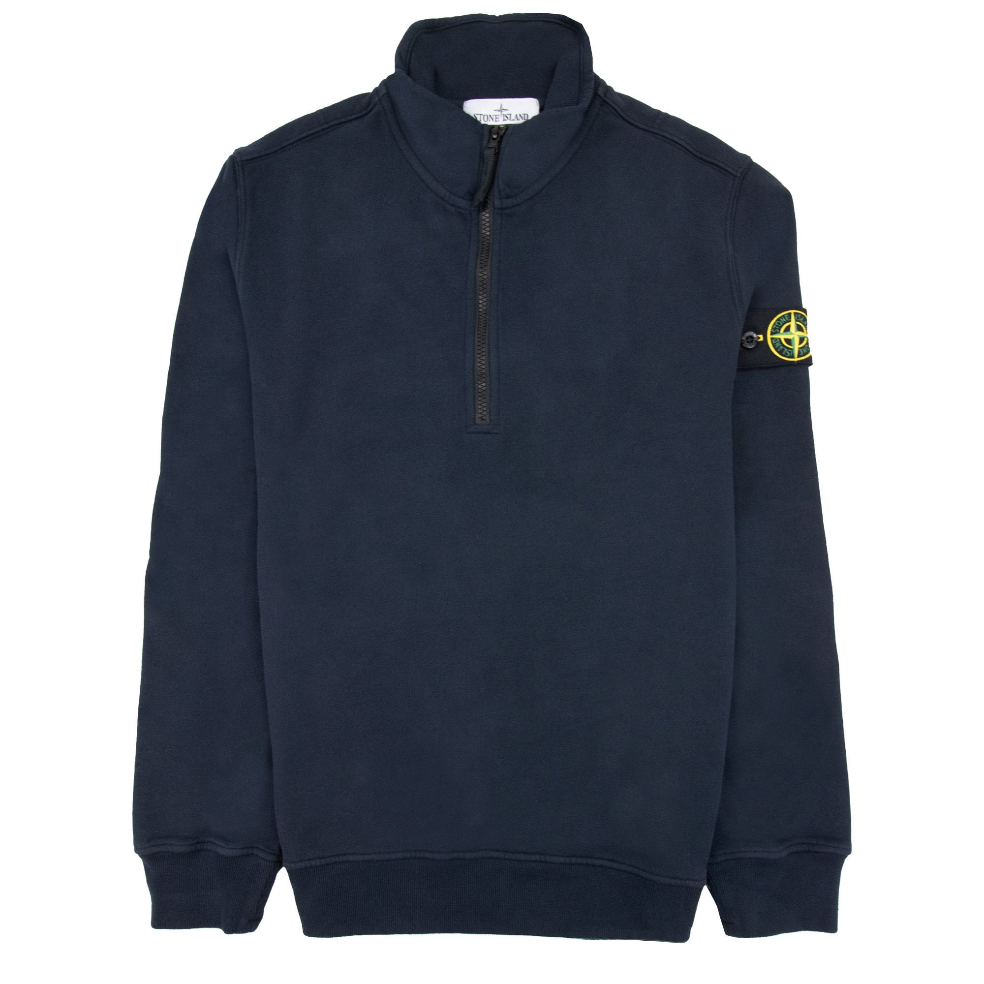 Stone Island 62720 1/4 Zip Sweatshirt Navy Blue V0020