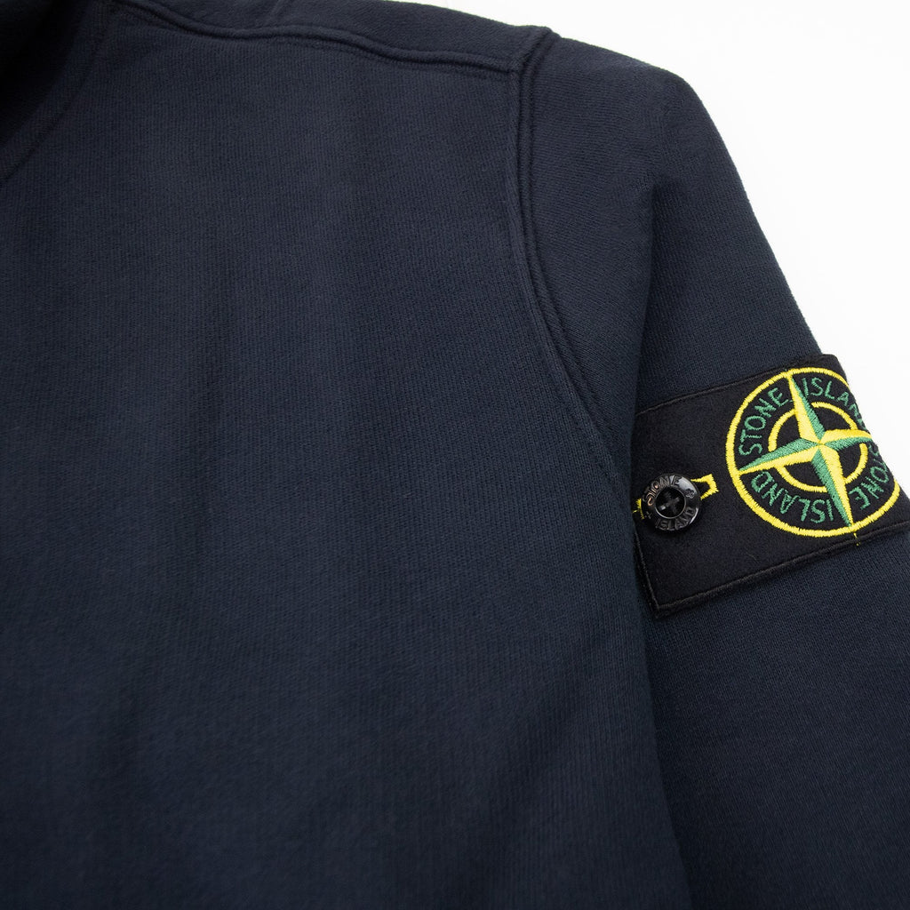 Stone Island 62720 1/4 Zip Sweatshirt Navy Blue V0020