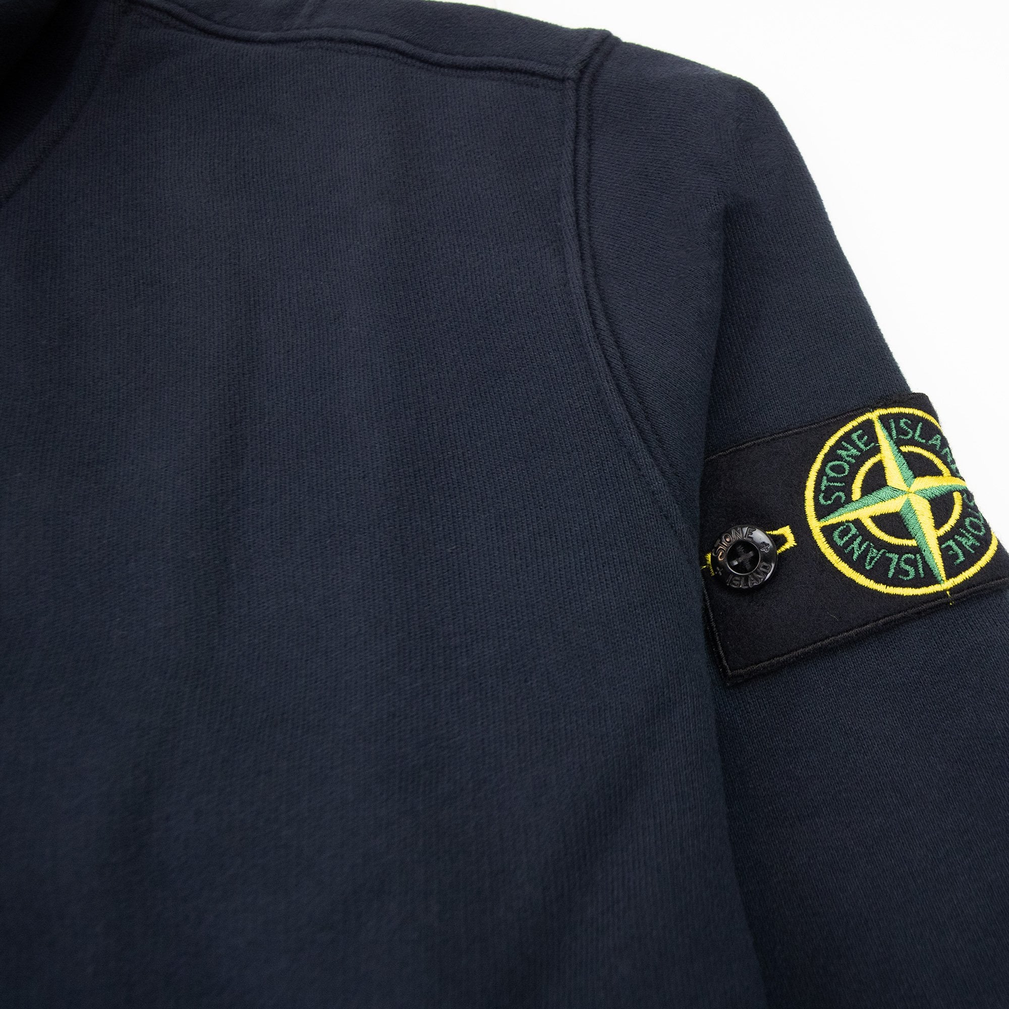 Stone Island 62720 1/4 Zip Sweatshirt Navy Blue V0020