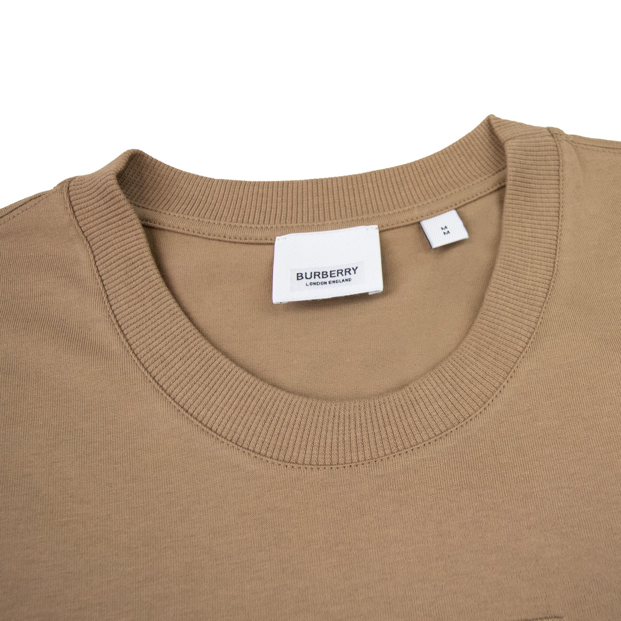 Burberry Tristan Embroidered Ekd T-shirt Camel