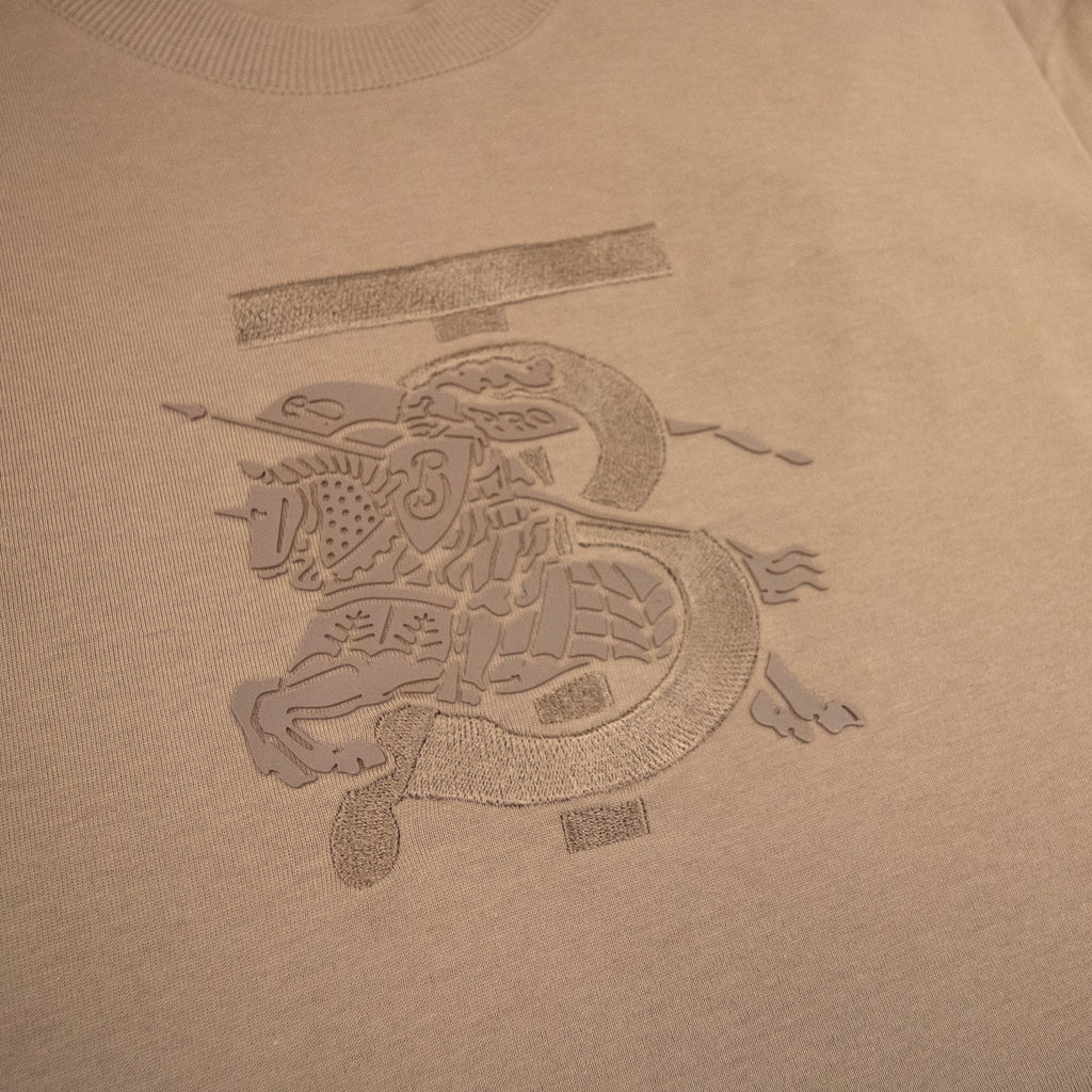 Burberry Tristan Embroidered Ekd T-shirt Camel