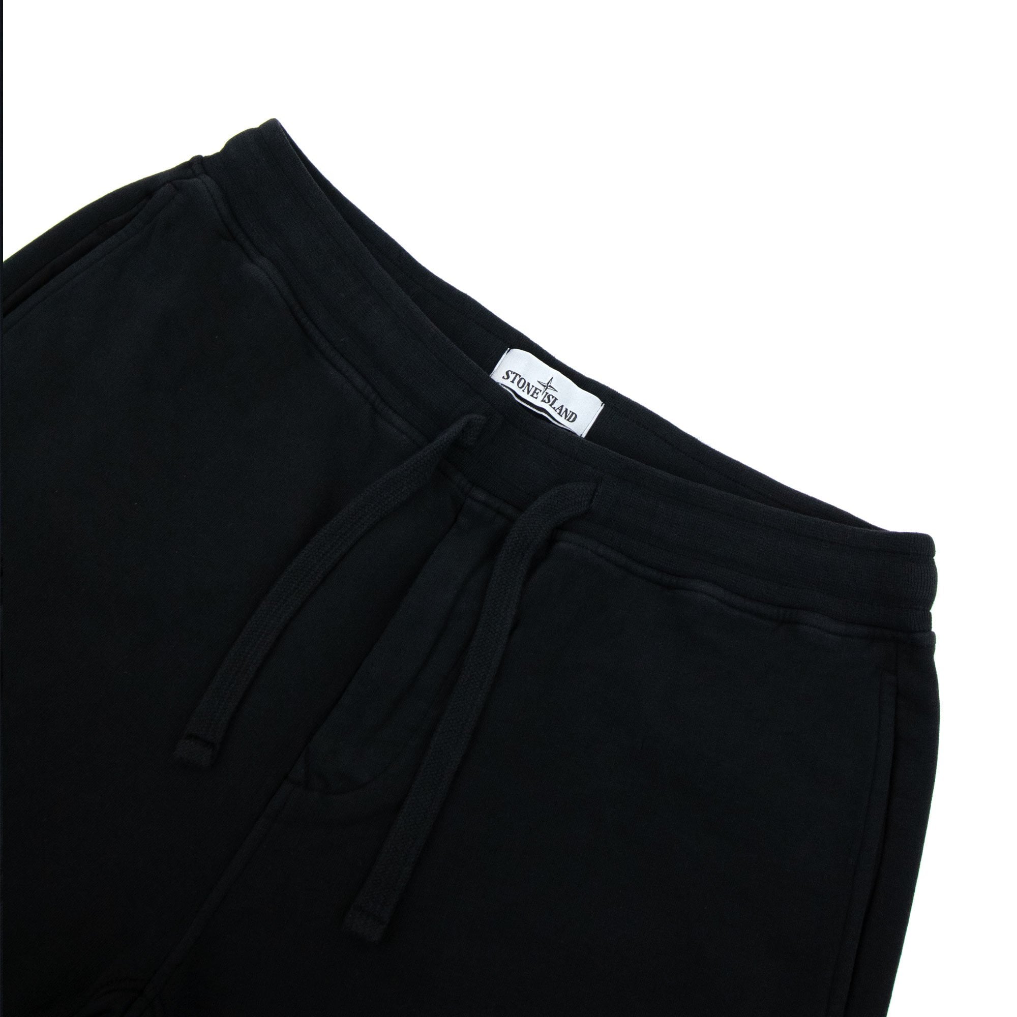 Stone Island 66762 ‘foam Two’ Print And Embroidery Bottoms Black V0029