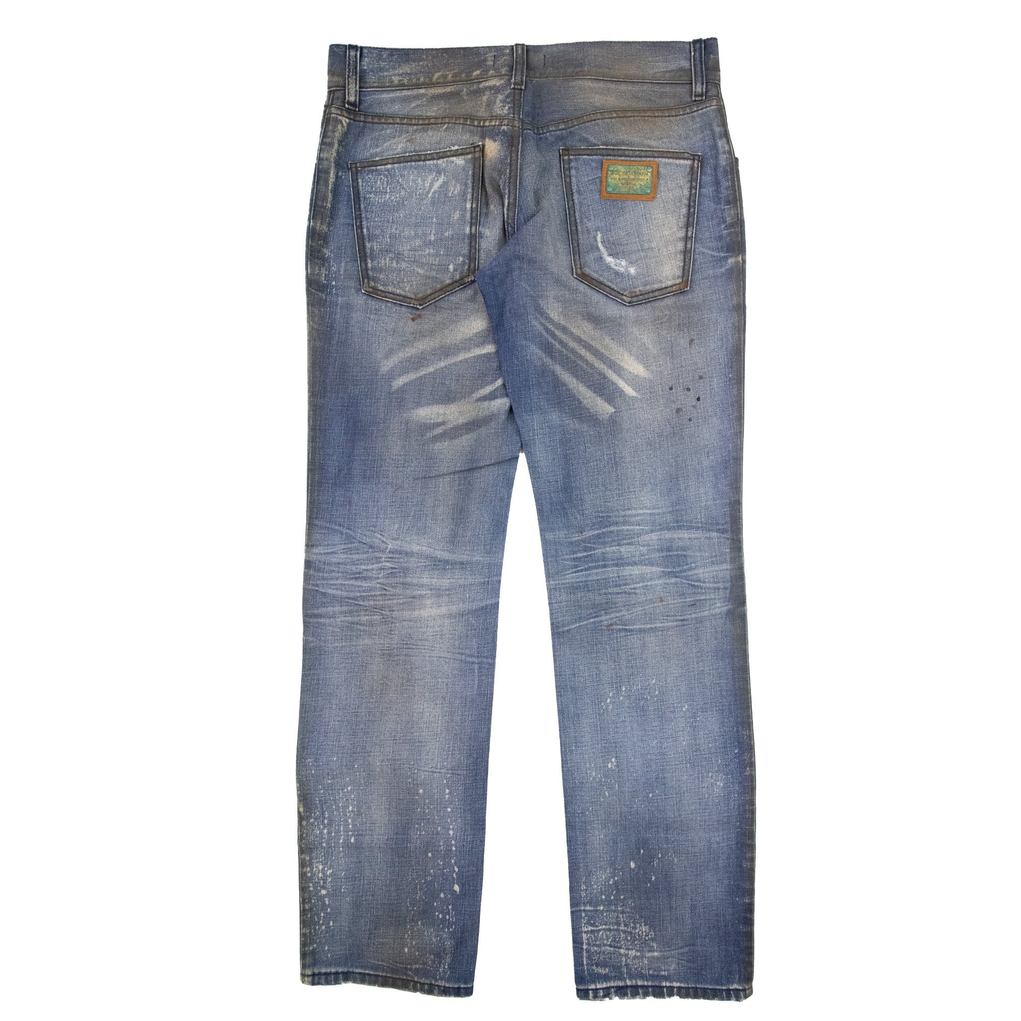 Dolce & Gabbana 14 Classic Straight Leg Denim Jeans Dark Denim