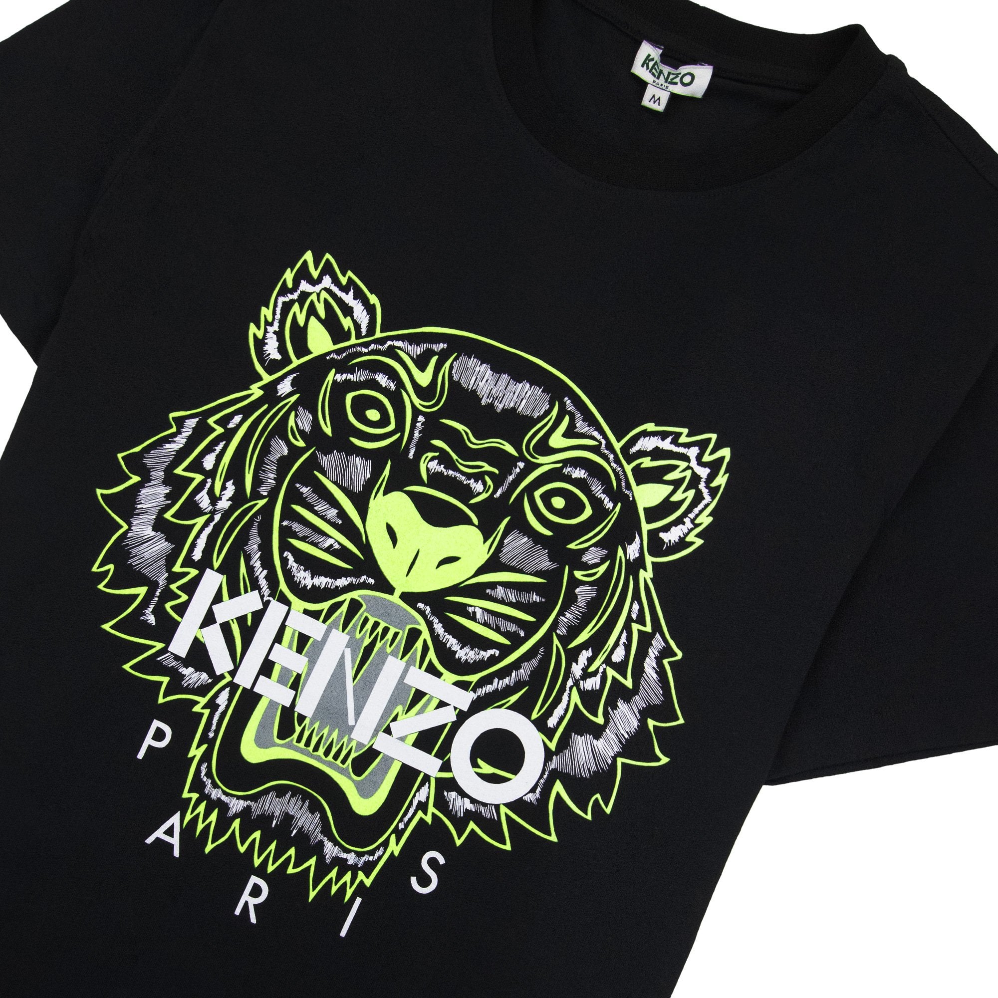 Kenzo Tiger T-shirt Black/neon